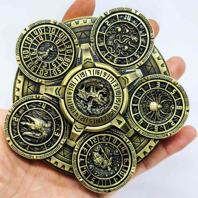 Masters Dice Sigil #001 - The Array | 7-in-1 Planetary Spinner DND Dice