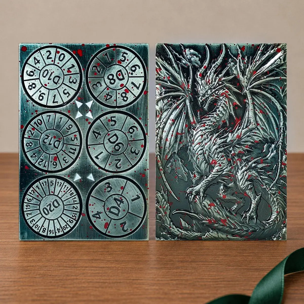 Dragon Tablet Dice Spinner – Pocket Fidget & Collectible Gift