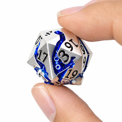Masters Dice Eldritch Abyss – 7-Piece Sculpted Metal Dice Set | Tentacle Horror TTRPG Dice