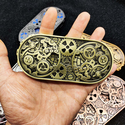 Masters Dice Artifact 001 – 7 - in - 1 Gearforged Spinner DND Dice for Dungeon Masters & True Fans - Masters Dice