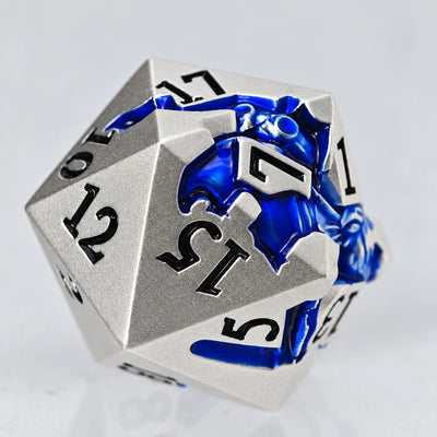 Masters Dice Eldritch Abyss – 7-Piece Sculpted Metal Dice Set | Tentacle Horror TTRPG Dice