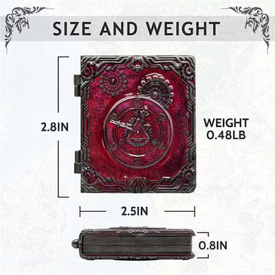 Masters Dice Codex #002 – Grimoire | 7-in-1 Pocket Spinner DND Dice Set
