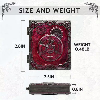 Masters Dice Codex #002 – Grimoire | 7-in-1 Pocket Spinner DND Dice Set