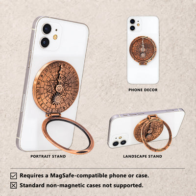 Masters Dice Nexus #001 – Arcane Orbit 7-in-1 Metal Spinner & Magnetic Phone Stand