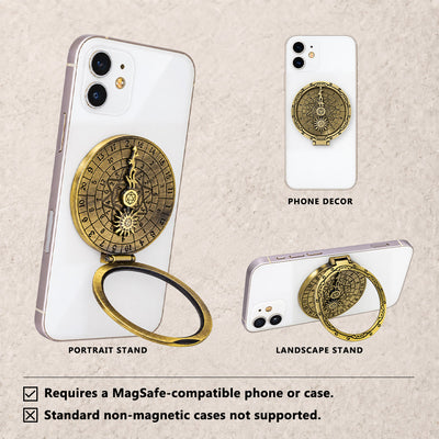 Masters Dice Nexus #001 – Arcane Orbit 7-in-1 Metal Spinner & Magnetic Phone Stand