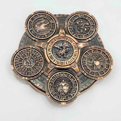 Masters Dice Sigil #001 - The Array | 7-in-1 Planetary Spinner DND Dice