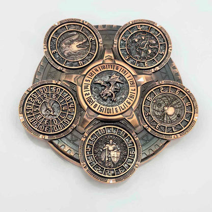[NEW] Masters Dice Sigil #001 - The Array | 7-in-1 Planetary Spinner DND Dice