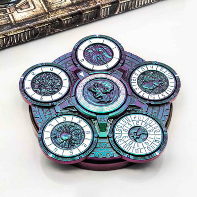 Masters Dice Sigil #001 - The Array | 7-in-1 Planetary Spinner DND Dice