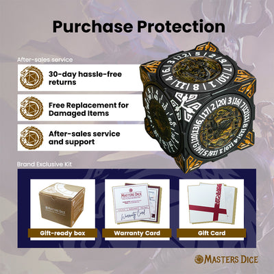 Masters Dice Relic #000 – Class Legacy Spinner | 7-in-1 Dual-Spinner-Metallwürfel