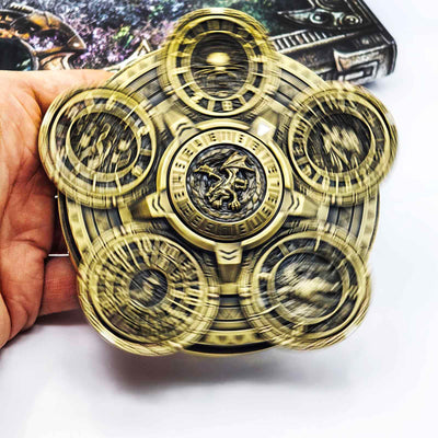Masters Dice Sigil #001 - The Array | 7-in-1 Planetary Spinner DND Dice