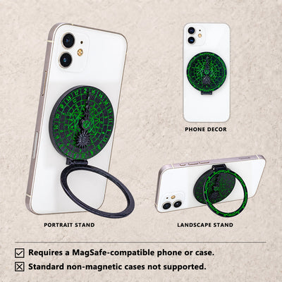 Masters Dice Nexus #001 – Arcane Orbit 7-in-1 Metal Spinner & Magnetic Phone Stand