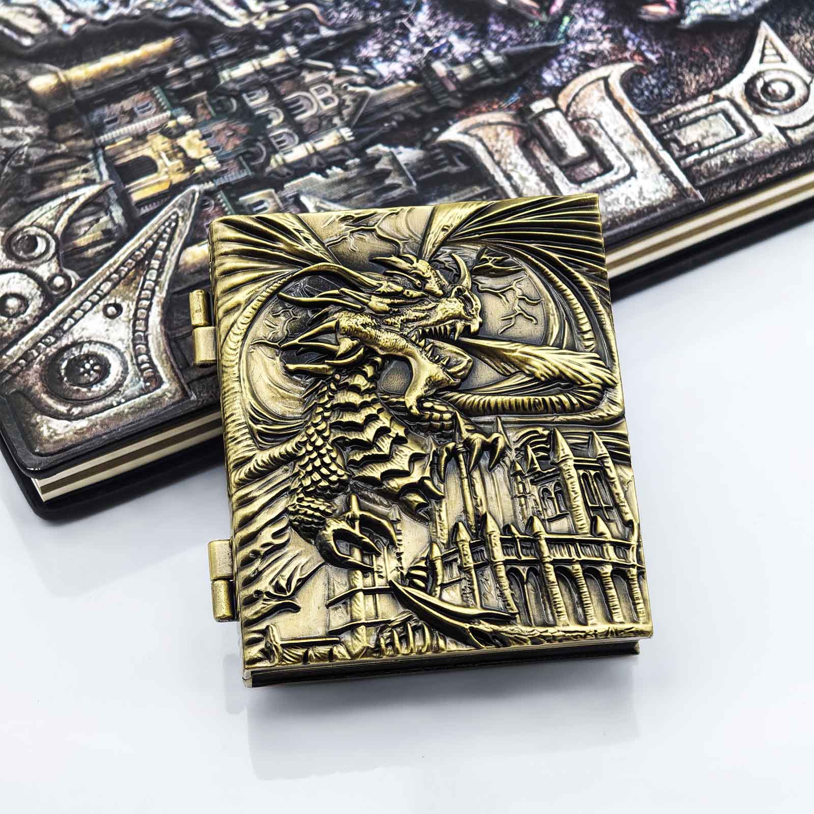 Masters Dice Codex #001 – Spellbook | 7-in-1 Pocket Spinner DND Dice Set