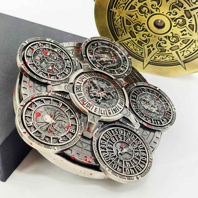Masters Dice Sigil #001 - The Array | 7-in-1 Planetary Spinner DND Dice