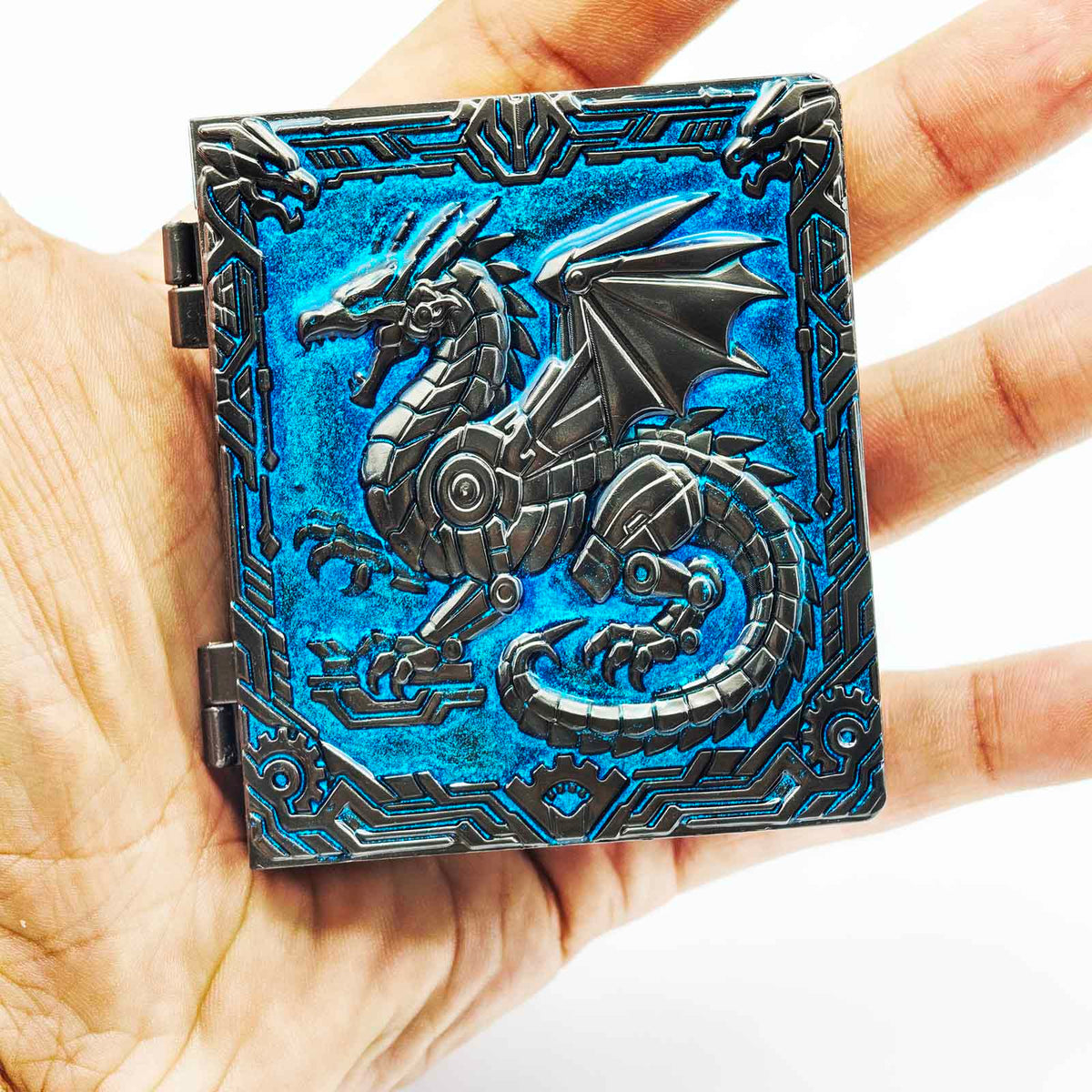 Masters Dice Codex #001 – Spellbook | 7-in-1 Pocket Spinner DND Dice Set