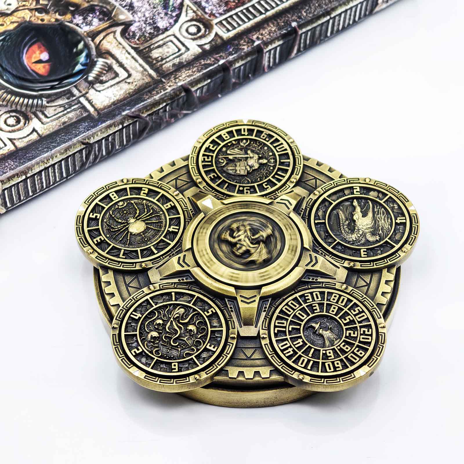 [NEW] Masters Dice Sigil #001 - The Array | 7-in-1 Planetary Spinner DND Dice