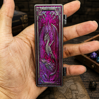 Masters Dice Codex #003 – Folded Fate Codex | 7-in-1 Folding Metal Dice