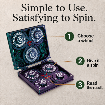 Codex Metal Dice Spinner – Pocket Fidget & Collectible Gift