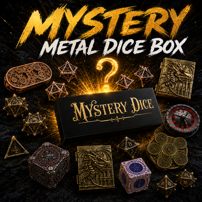 Mystery Random Metal Dice Box– $39.99+ Value