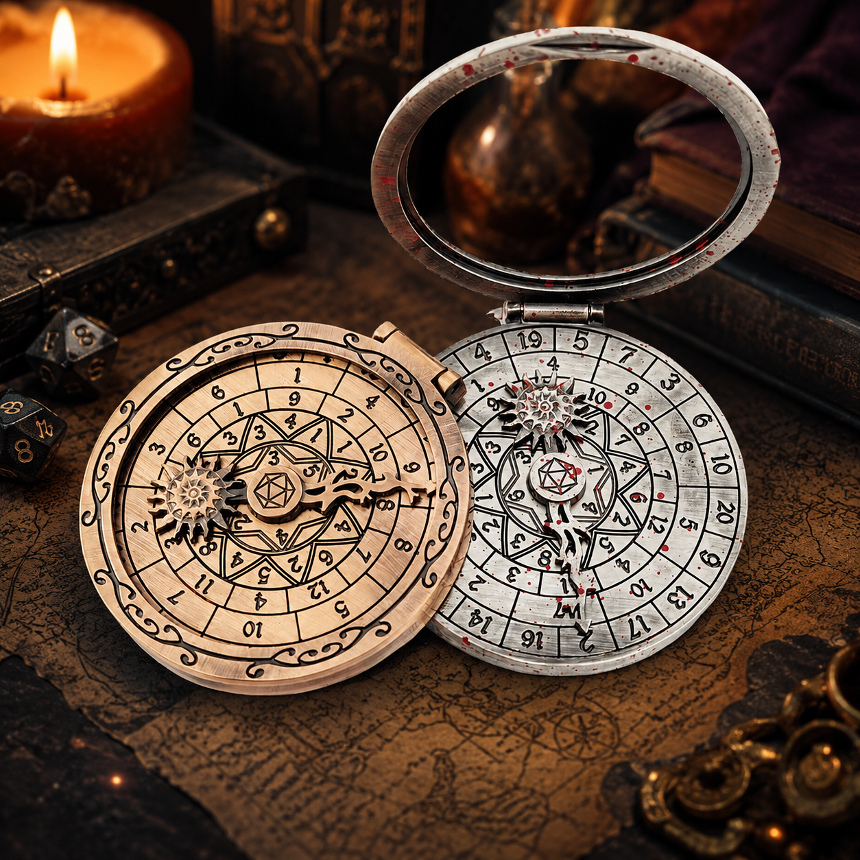 Masters Dice Nexus #001 – Arcane Orbit 7-in-1 Dice Spinner Phone Grip