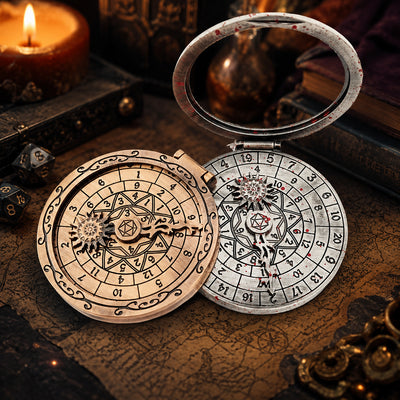 Masters Dice Nexus #001 – Arcane Orbit 7-in-1 Metal Spinner & Magnetic Phone Stand