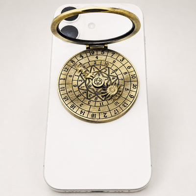Masters Dice Nexus #001 – Arcane Orbit 7-in-1 Metal Spinner & Magnetic Phone Stand