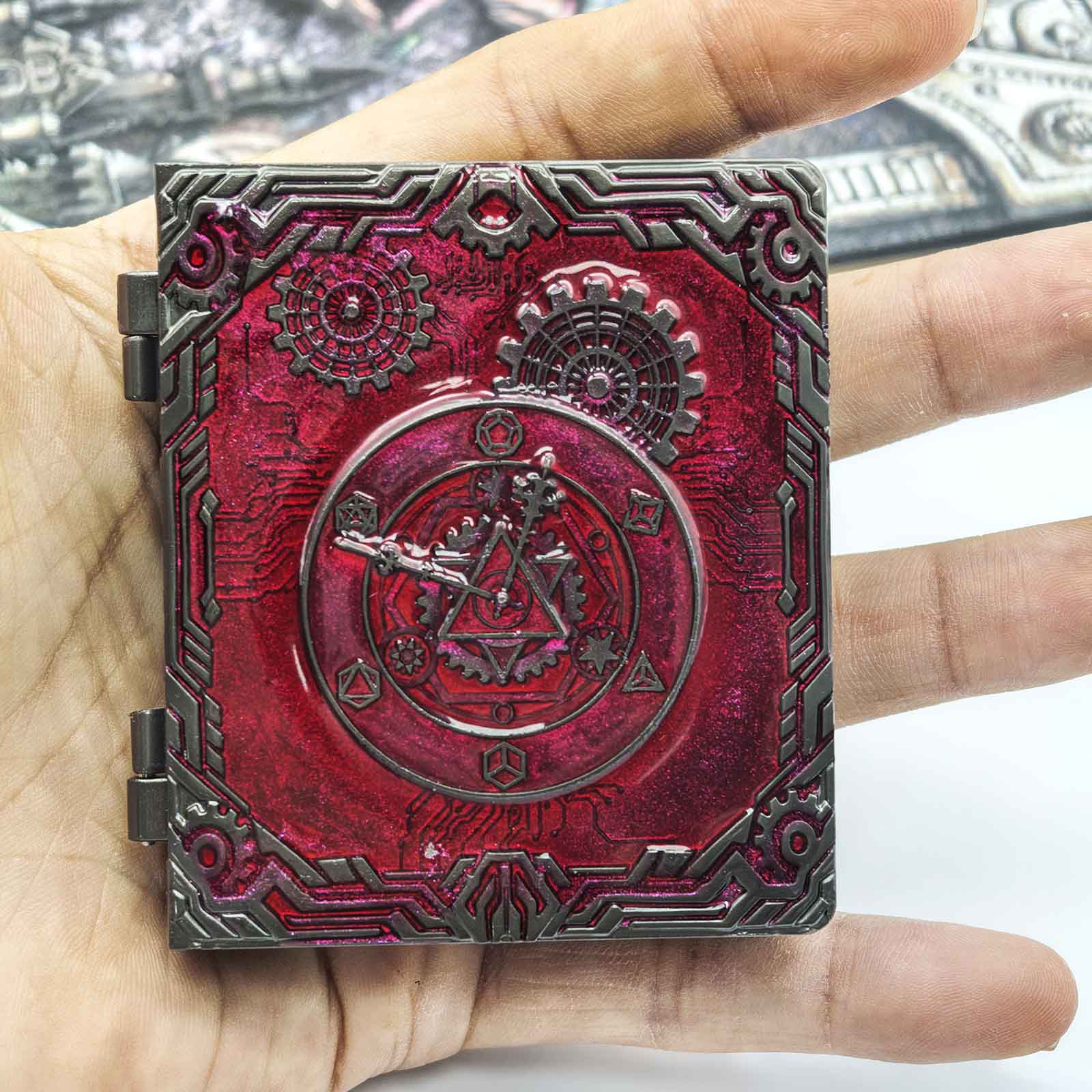 [NEW] Masters Dice Codex #002 – Grimoire | 7-in-1 Pocket Spinner DND Dice Set