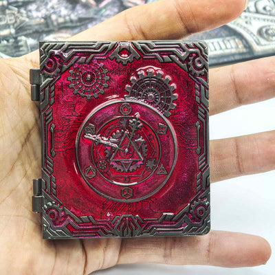 Masters Dice Codex #002 – Grimoire | 7-in-1 Pocket Spinner DND Dice Set