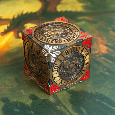 Dadi Masters Relic #001 – Dadi DND con Spinner a Cubo 7-in-1 Mostro
