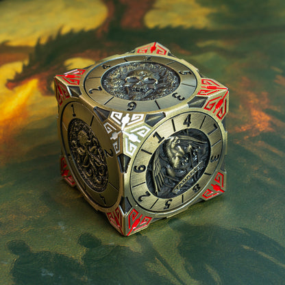 Masters Dice Relic #001 – 7-in-1 Monster Cube Spinner DND Dice