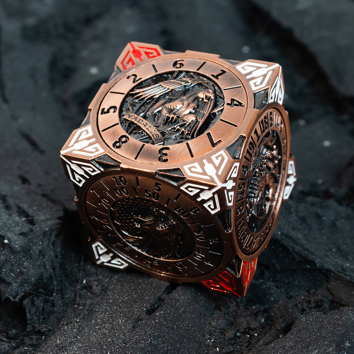 Masters Dice Relic #001 – 7-in-1 Monster Cube Spinner DND Dice