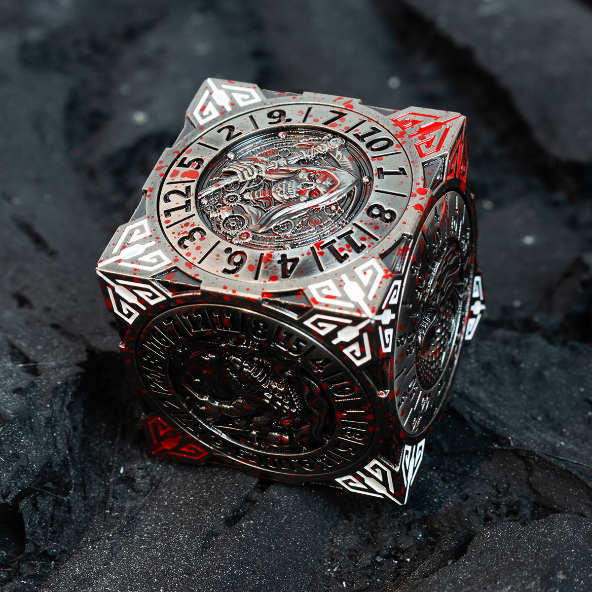 Masters Dice Relic #001 – 7-in-1 Monster Cube Spinner DND Dice