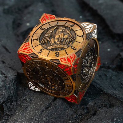 Dadi Masters Relic #001 – Dadi DND con Spinner a Cubo 7-in-1 Mostro