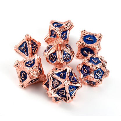 Masters Dice Timberbound No.1 – Premium Metal Dice Set for DND Fans & Dungeon Masters