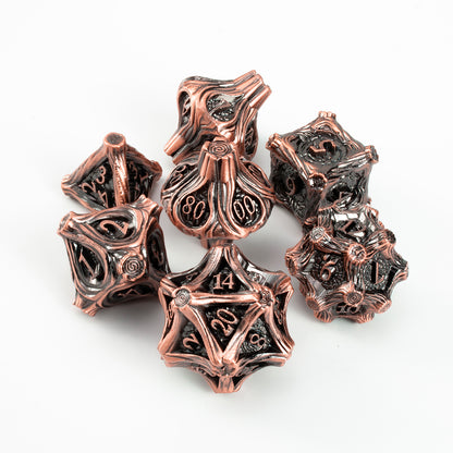 Masters Dice Timberbound No.1 – Premium Metal Dice Set for DND Fans & Dungeon Masters