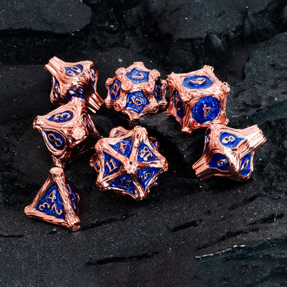 Masters Dice Timberbound No.1 – Premium Metal Dice Set for DND Fans & Dungeon Masters
