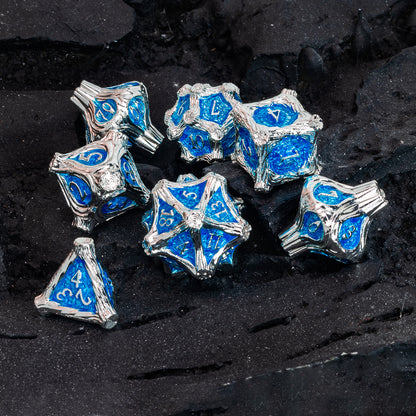 Masters Dice Timberbound No.1 – Premium Metal Dice Set for DND Fans & Dungeon Masters
