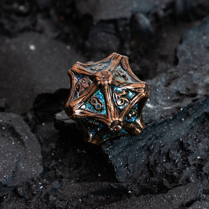 Masters Dice Timberbound No.1 – Premium Metal Dice Set for DND Fans & Dungeon Masters