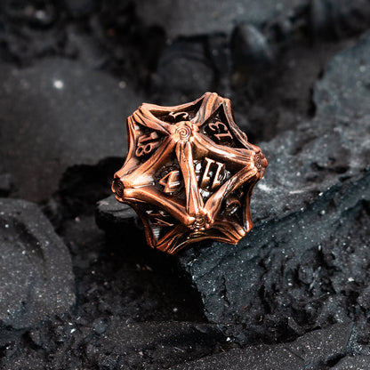 Masters Dice Timberbound No.1 – Premium Metal Dice Set for DND Fans & Dungeon Masters