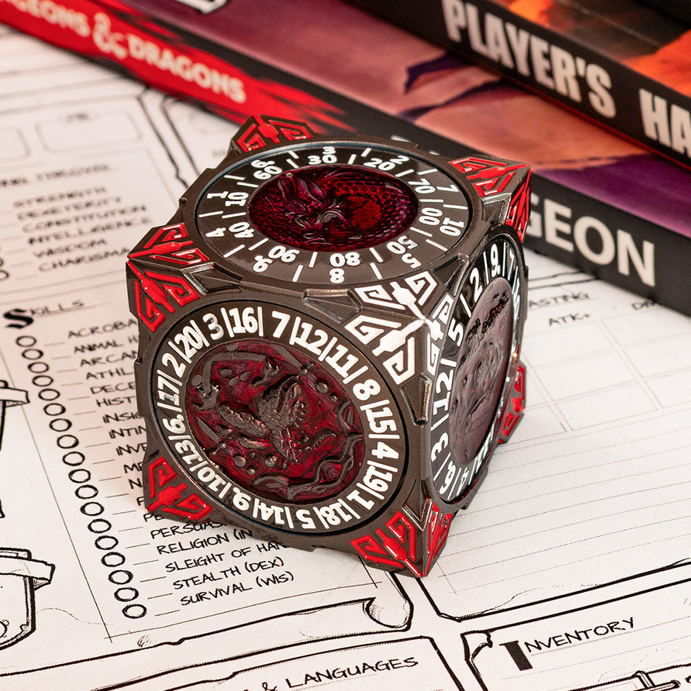 Masters Dice Relic #000 – Class Legacy Spinner | 7 -in-1 Dual-Spinner Metal Dice