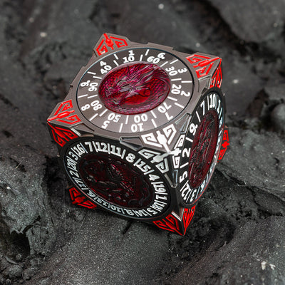 Masters Dice Relic #000 – Class Legacy Spinner | 7-in-1 Dual-Spinner-Metallwürfel