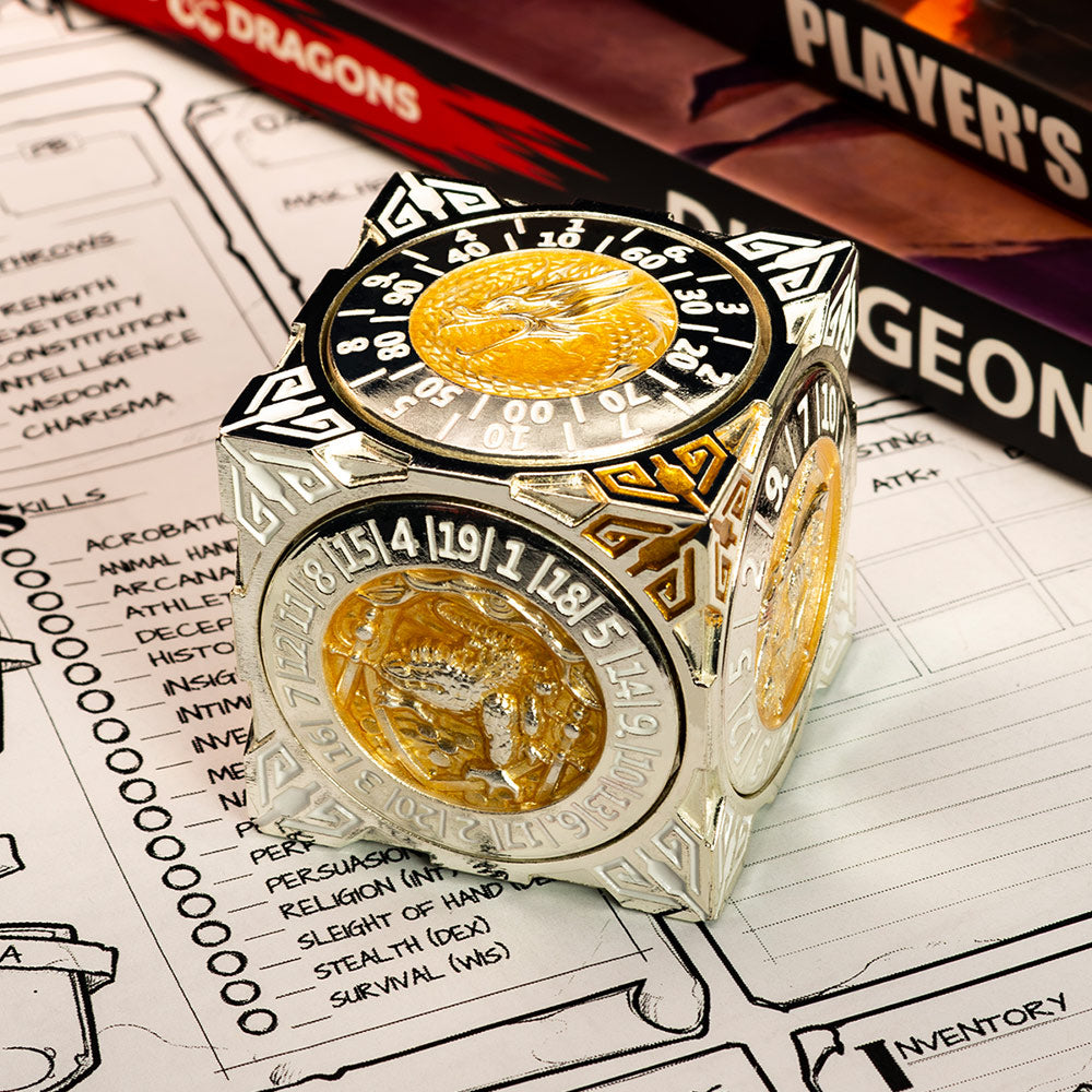Masters Dice Relic #000 – Class Legacy Spinner | 7 -in-1 Dual-Spinner Metal Dice