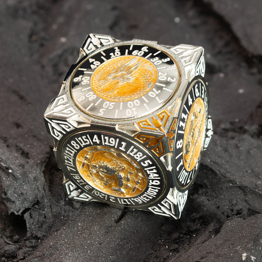 Masters Dice Relic #000 – Class Legacy Spinner | 7 -in-1 Dual-Spinner Metal Dice