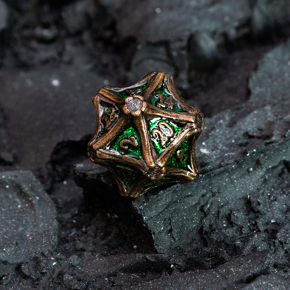 Halloween Timberbound Haunted Metal Dice Set