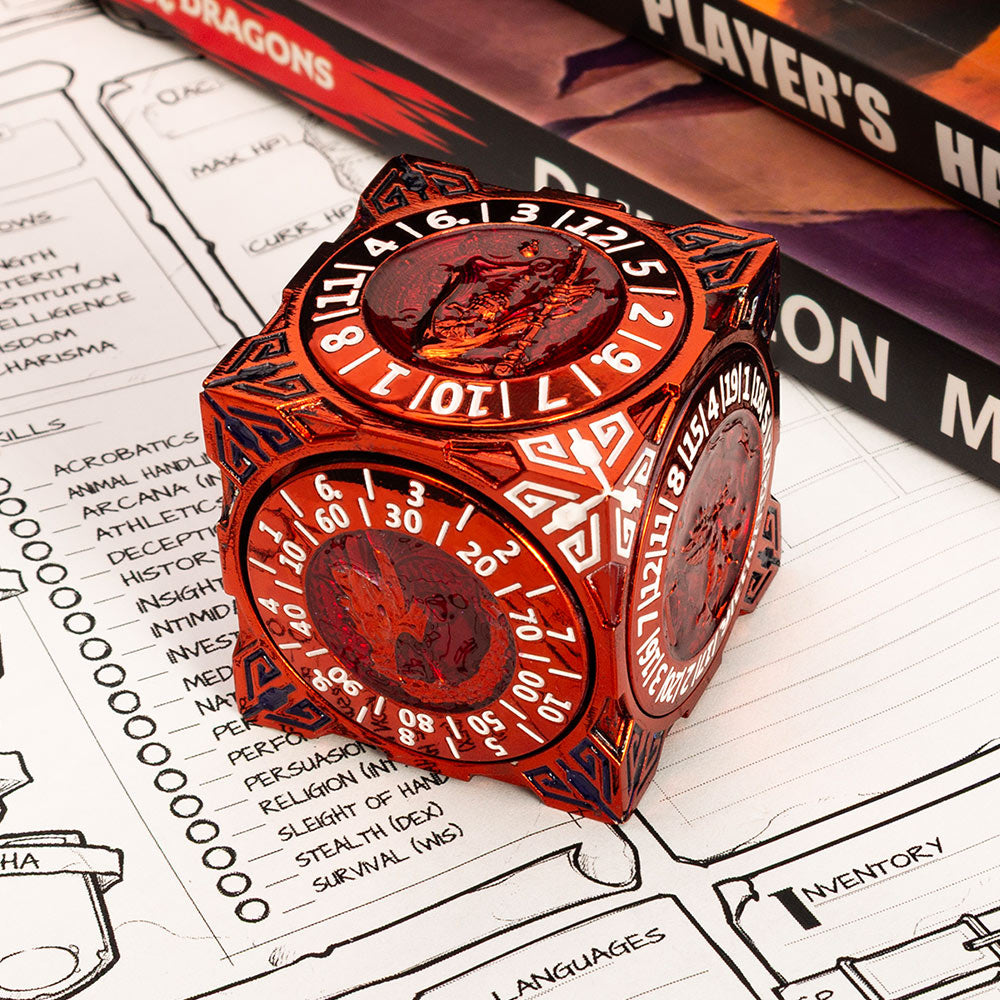 Masters Dice Relic #000 – Class Legacy Spinner | 7 -in-1 Dual-Spinner Metal Dice