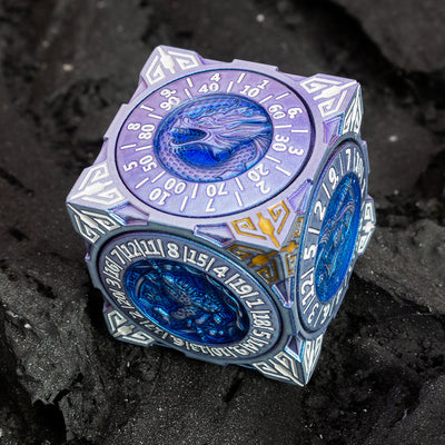 Masters Dice Relic #000 – Class Legacy Spinner | 7-in-1 Dual-Spinner-Metallwürfel