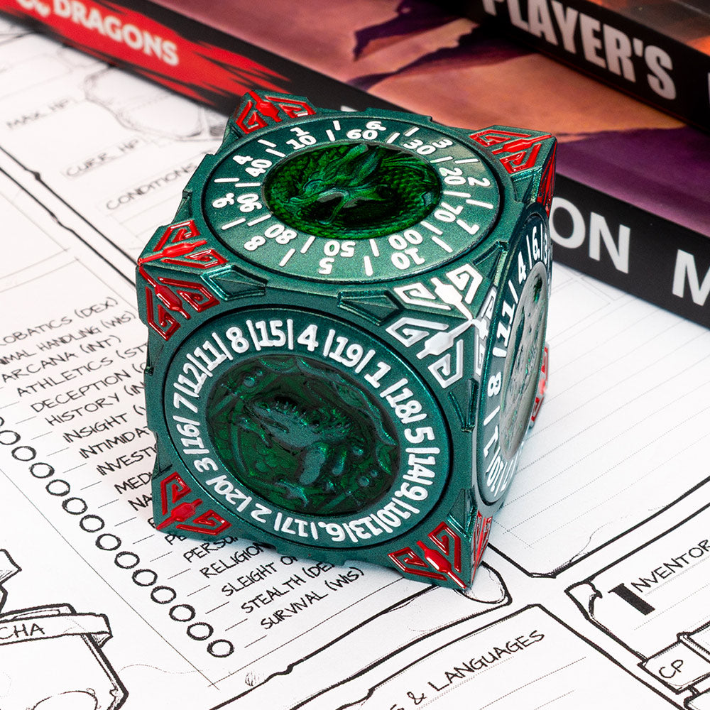 Masters Dice Relic #000 – Class Legacy Spinner | 7 -in-1 Dual-Spinner Metal Dice