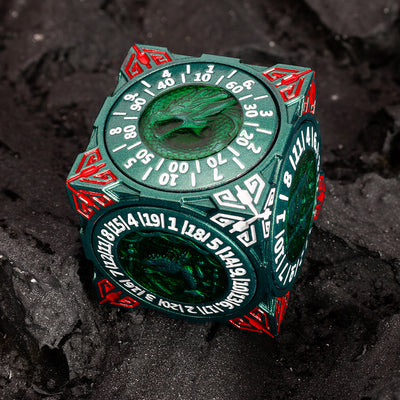 Masters Dice Relic #000 – Class Legacy Spinner | 7-in-1 Dual-Spinner-Metallwürfel