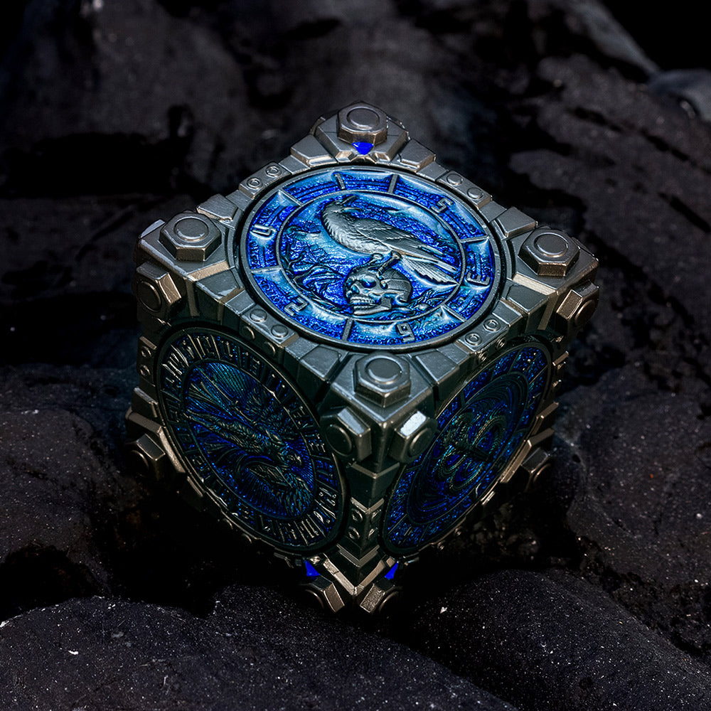 Masters Dice Relic #003 – Hell & Halo | 7 -in-1 Spinner Metal Dice