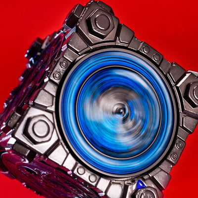 Masters Dice Relikt #003 – Hell & Halo | 7-in-1 Spinner-Metalwürfel