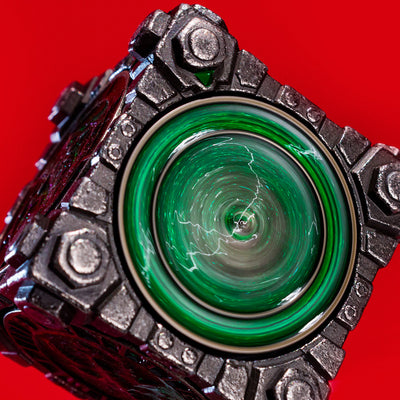Masters Dice Relikt #003 – Hell & Halo | 7-in-1 Spinner-Metalwürfel